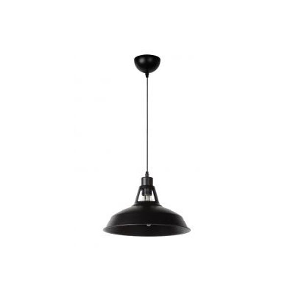 Lucide BRASSY-BIS - Hanglamp - Ø 31 cm - 1xE27 - Zwart