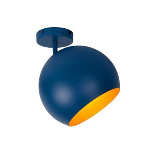 Lucide BINK - Plafonnière - Ø 25 cm - 1xE27 - Blauw