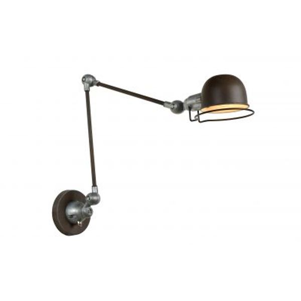 Lucide HONORE - Wandlamp - 1xE14 - Roest bruin