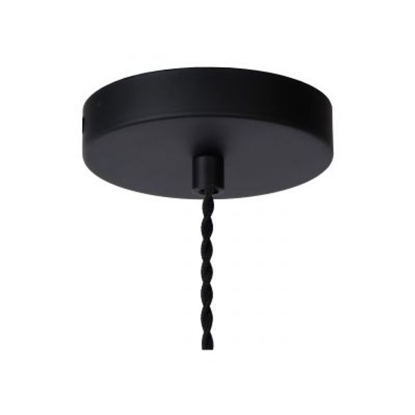 Lucide TEUN - Hanglamp - Ø 13 cm - 1xE27 - Zwart