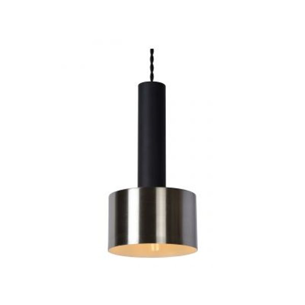 Lucide TEUN - Hanglamp - Ø 13 cm - 1xE27 - Zwart