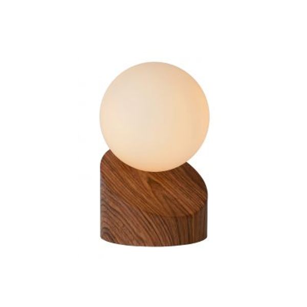 Lucide LEN - Tafellamp - Ø 10 cm - 1xG9 - Hout