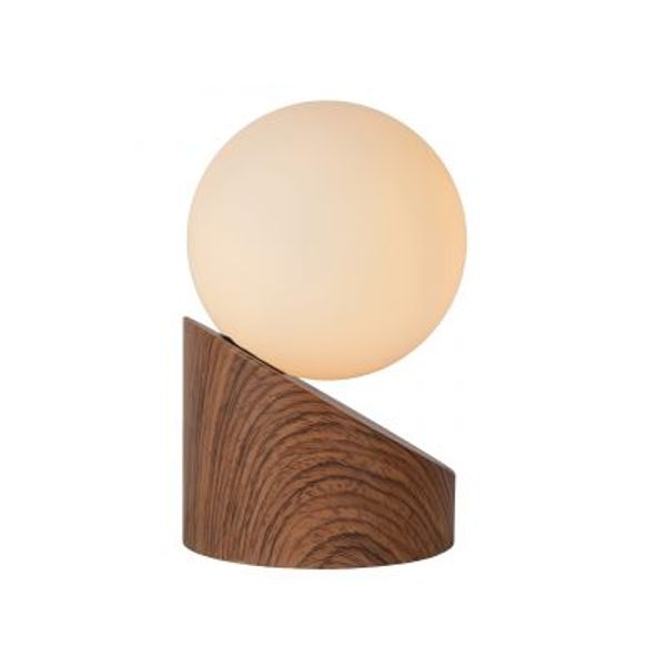 Lucide LEN - Tafellamp - Ø 10 cm - 1xG9 - Hout