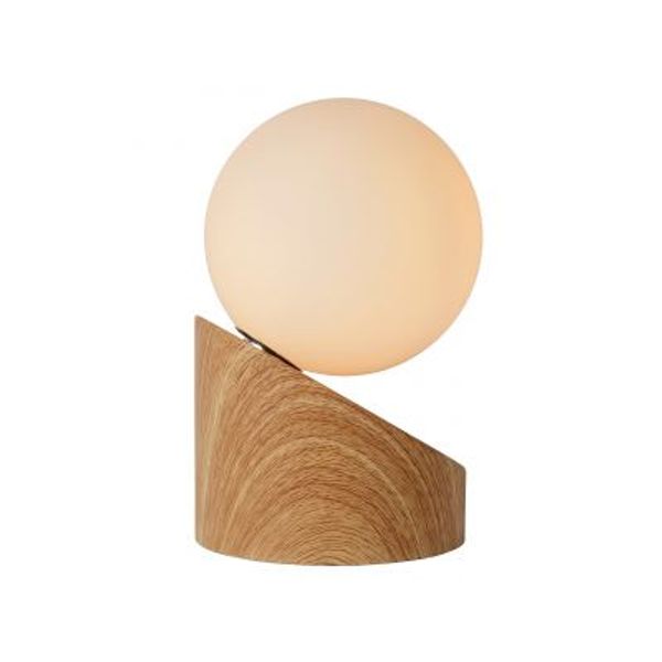 Lucide LEN - Tafellamp - Ø 10 cm - 1xG9 - Licht hout