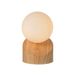 Lucide LEN - Tafellamp - Ø 10 cm - 1xG9 - Licht hout