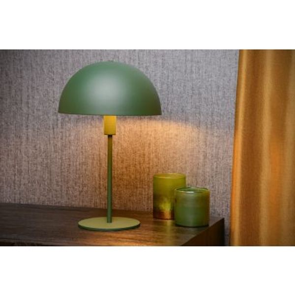 Lucide SIEMON - Tafellamp - Ø 25 cm - 1xE14 - Groen