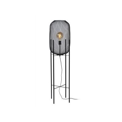 MESH - Vloerlamp - Ø 35 cm - 1xE27 - Zwart  Lucide