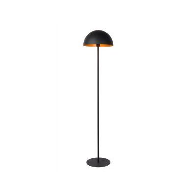 SIEMON - Vloerlamp - Ø 35 cm - 1xE27 - Zwart  Lucide