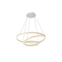 Lucide TRINITI - Hanglamp - Ø 80 cm - LED Dimb. - 3000K - Wit