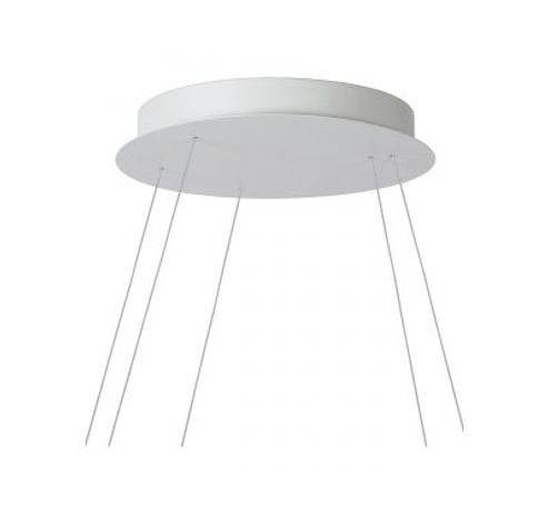 TRINITI - Hanglamp - Ø 80 cm - LED Dimb. - 3000K - Wit  Lucide