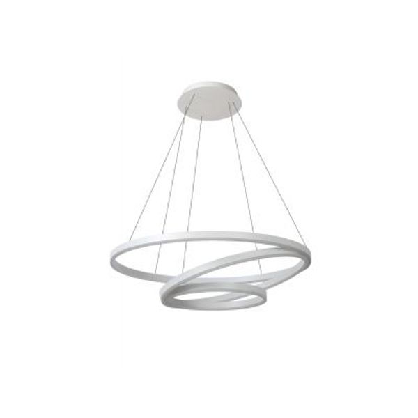 Lucide TRINITI - Hanglamp - Ø 80 cm - LED Dimb. - 3000K - Wit