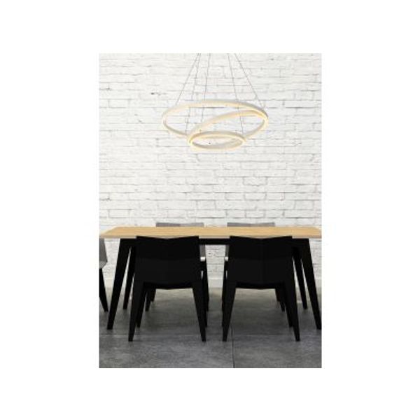 Lucide TRINITI - Hanglamp - Ø 80 cm - LED Dimb. - 3000K - Wit