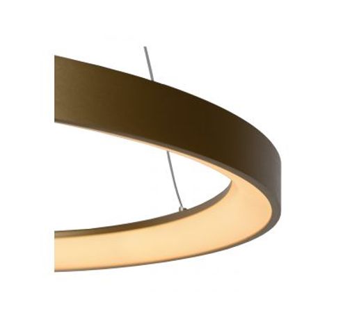 VIDAL - Hanglamp - Ø 58 cm - LED Dimb. - 1x48W 2700K - Mat Goud / Messing  Lucide