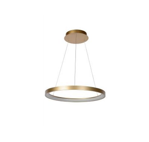 VIDAL - Hanglamp - Ø 58 cm - LED Dimb. - 1x48W 2700K - Mat Goud / Messing  Lucide