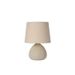 Lucide RAMZI - Tafellamp - Ø 18 cm - 1xE14 - Beige