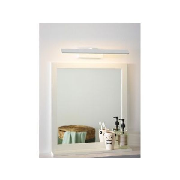 Lucide BETHAN - Spiegellamp Badkamer - LED - 1x8W 3000K - IP21 - Wit