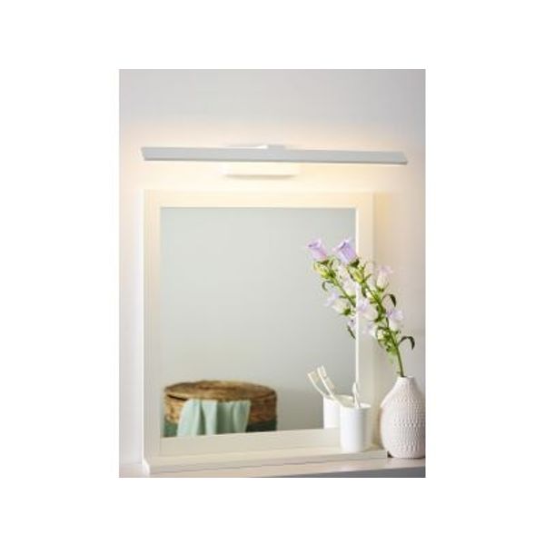 Lucide BETHAN - Spiegellamp Badkamer - LED - 1x12W 3000K - IP21 - Wit