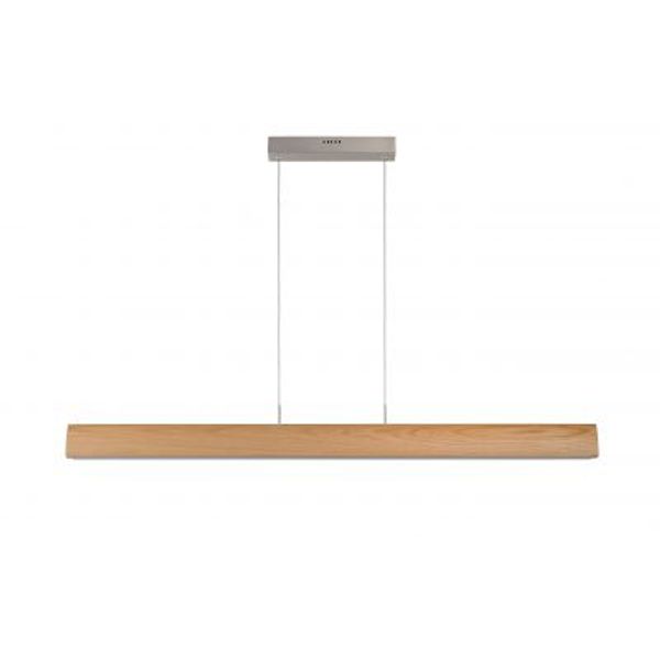 Lucide SYTZE - Hanglamp - LED Dimb. - 1x32W 3000K - Licht hout