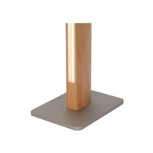 Lucide SYTZE - Vloerlamp - LED Dimb. - 1x30W 3000K - Licht hout