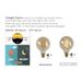 Lucide G95 TWILIGHT SENSOR - Filament lamp Buiten - Ø 9,5 cm - LED - E27 - 1x4W 2200K - Amber