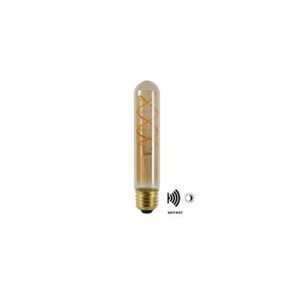 Lucide T32 TWILIGHT SENSOR - Filament lamp Buiten - Ø 3,2 cm - LED - E27 - 1x4W 2200K - Amber