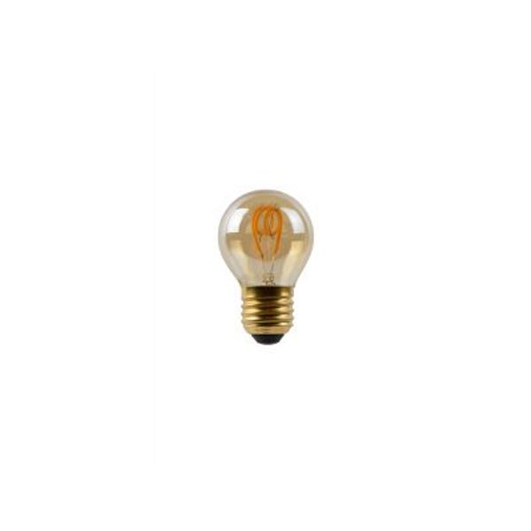 Lucide G45 - Filament lamp - Ø 4,5 cm - LED Dimb. - E27 - 1x3W 2200K - Amber