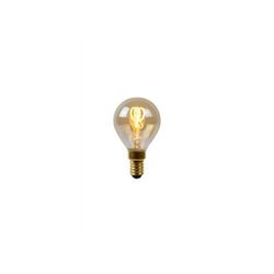 Lucide P45 - Filament lamp - Ø 4,5 cm - LED Dimb. - E14 - 1x3W 2200K - Amber