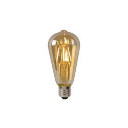 Lucide ST64 - Filament lamp - Ø 6,4 cm - LED Dimb. - E27 - 1x5W 2700K - Amber