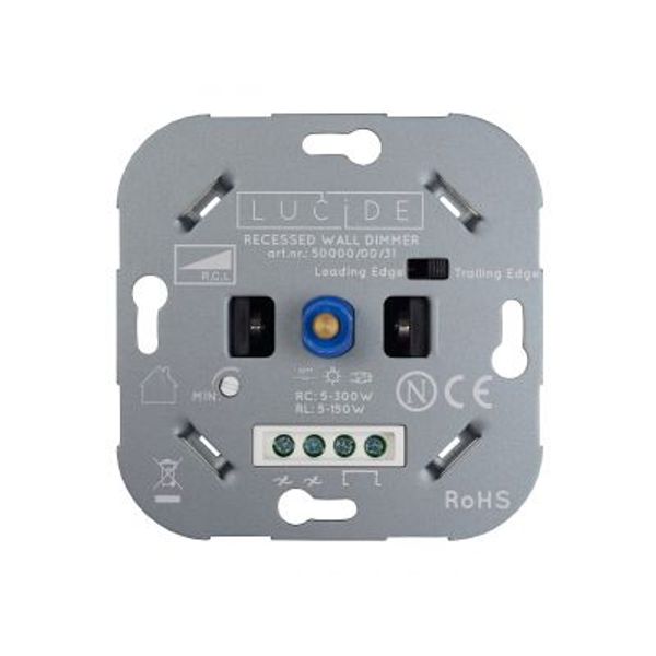 Lucide LED dimmer  Fase aansnijding RL 5-150W /Fase afsnijding RC 5-300W Wit