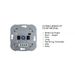 Lucide LED dimmer  Fase aansnijding RL 5-150W /Fase afsnijding RC 5-300W Wit