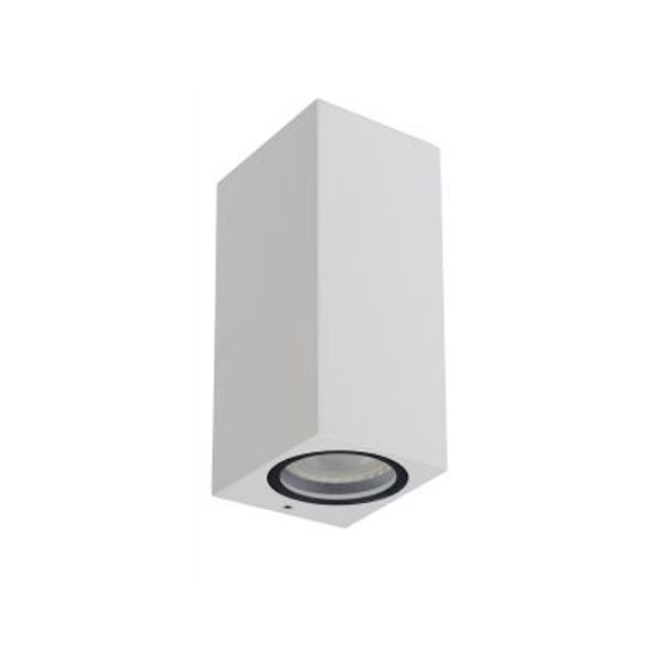 Lucide ZARO - Wandspot Buiten - 2xGU10 - IP44 - Wit