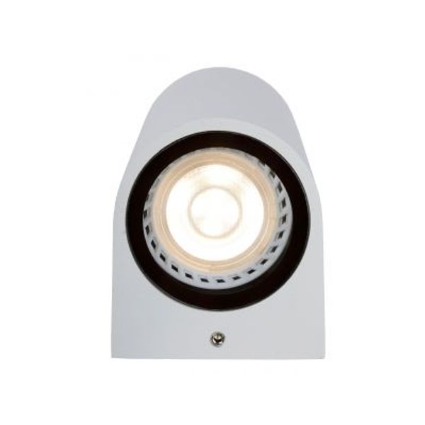 Lucide ZARO - Wandspot Buiten - 1xGU10 - IP44 - Wit