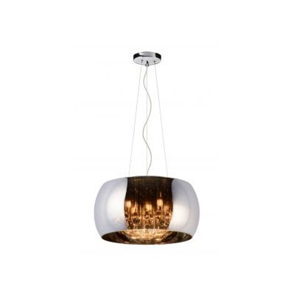 Lucide PEARL - Hanglamp - Ø 50 cm - 6xG9 - Chroom