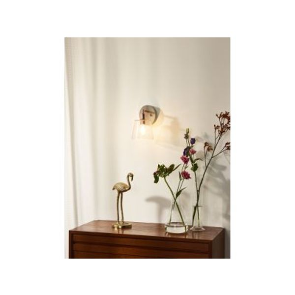 Lucide VITRI - Wandlamp - Ø 13 cm - 1xE14 - Koper