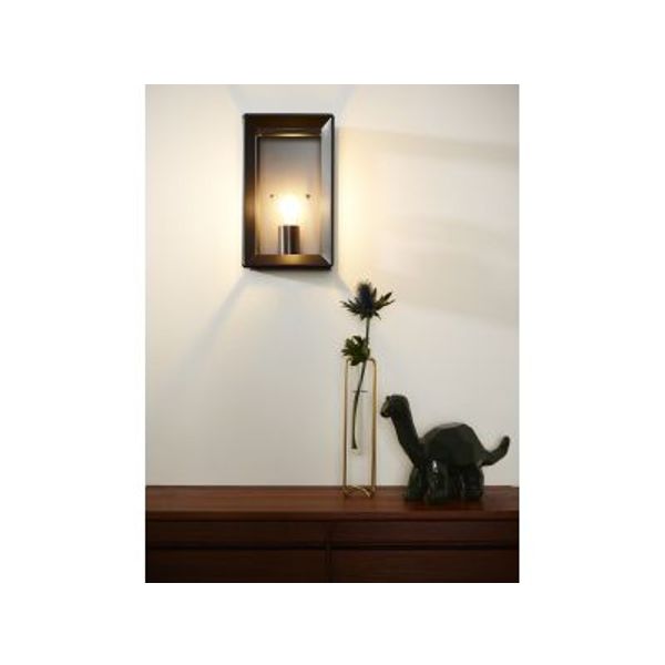 Lucide THOR - Wandlamp - 1xE27 - Grijs ijzer