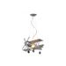 Lucide FOCKER - Hanglamp Kinderkamer - 1xE27 - Grijs