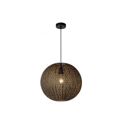 TAHAR - Hanglamp - Ø 38,5 cm - 1xE27 - Zwart  Lucide