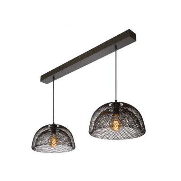 Lucide MESH - Hanglamp - 2xE27 - Zwart