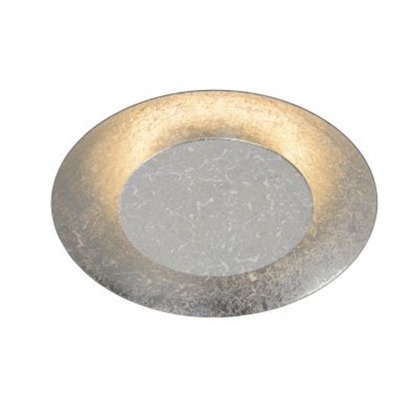 Lucide FOSKAL - Plafonnière - Ø 21,5 cm - LED - 1x6W 2700K - Zilver