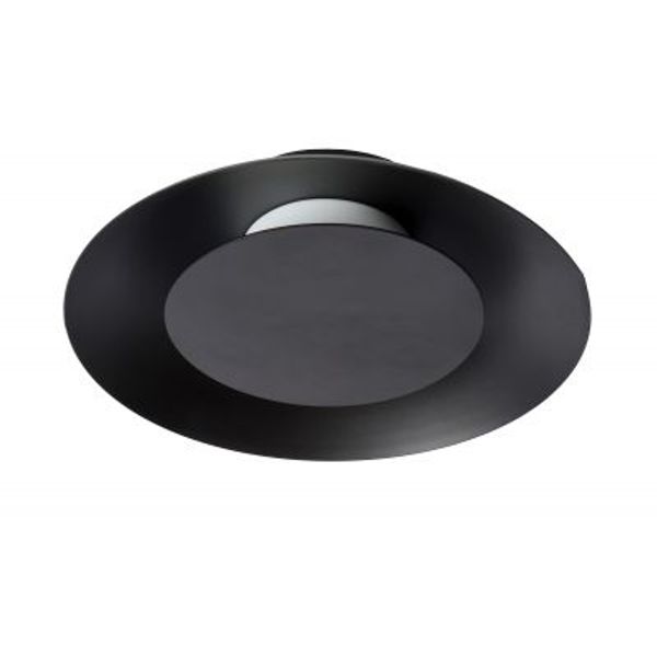 Lucide FOSKAL - Plafonnière - Ø 21,5 cm - LED - 1x6W 2700K - Zwart