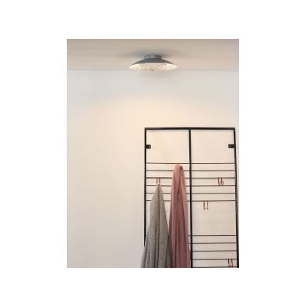 Lucide FOSKAL - Plafonnière - Ø 34,5 cm - LED - 1x12W 2700K - Zilver