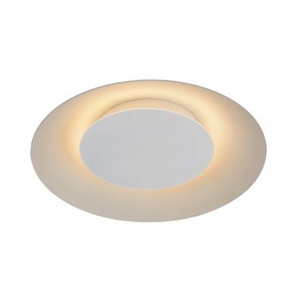 Lucide FOSKAL - Plafonnière - Ø 34,5 cm - LED - 1x12W 2700K - Wit