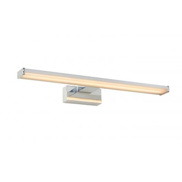 Lucide ONNO - Spiegellamp Badkamer - LED - 1x12W 3000K - IP44 - Mat chroom