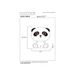 Lucide DODO PANDA Tafellamp Kinderkamer LED Dimbaar 1x3W - 3 StepDim - Zwart