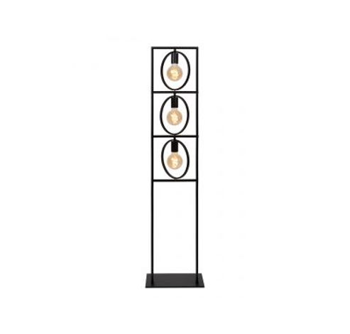 SUUS Vloerlamp-Zwart-3xE27-40W-Metaal  Lucide