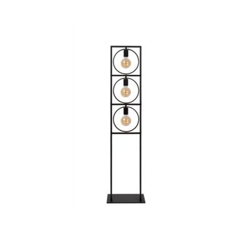 SUUS Vloerlamp-Zwart-3xE27-40W-Metaal  Lucide