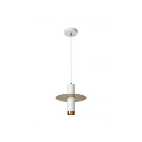 Lucide SELIN Hanglamp Badk.-Wit-Ø6-1xGU10-5W-IP44-Metaal