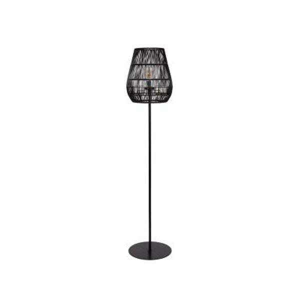 Lucide NERIDA Vloerlamp Buiten-Zwart-Ø35-1xE27-40W-IP44