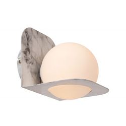 Lucide DAVY Wandlamp Badk.-Zwart-1xG9-33W-IP44-Glas