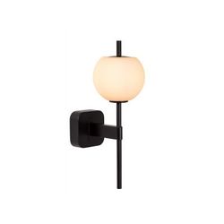 Lucide ELDA Wandlamp Badk.-Zwart-1xG9-33W-IP44-Metaal